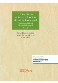 comentario al texto refundido de la ley concursal.-pedro prendes carril-9788413466798