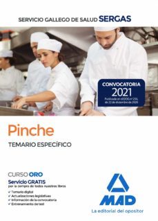 pinche del servicio gallego de salud. temario específico-9788414234198