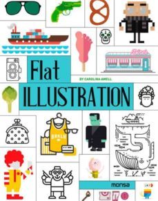 flat illustration (ed. bilingüe español-ingles)-9788415829898