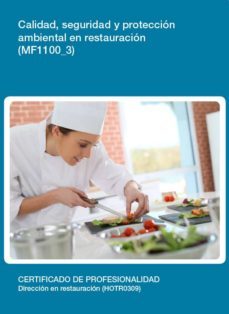 calidad, seguridad y proteccion ambiental en restauracion (mf1100 _3)-9788416360598
