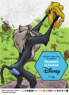 Libro Colorea Y Descubre El Misterio [ Personajes Disney ]