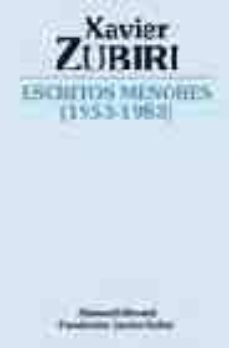 escritos menores (1953-1983)-xavier zubiri-9788420697598