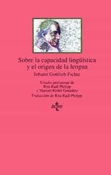 sobre la capacidad linguistica y el origen de la lengua-9788430929498