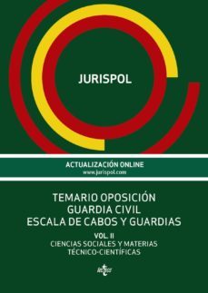 temario oposicion guardia civil escala de cabos y guardias (vol. ii): ciencias sociales y materias tecnico-cientificas-9788430968398
