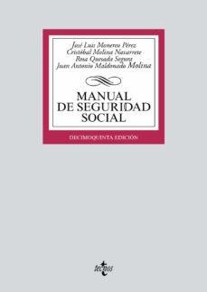manual de seguridad social (15ª ed.)-jose luis monereo perez-cristobal molina navarrete-9788430977598