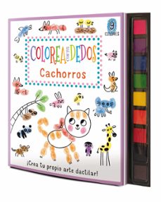 colorea con tus dedos: cachorros-olena herasimova-amanda lott-9788468370798