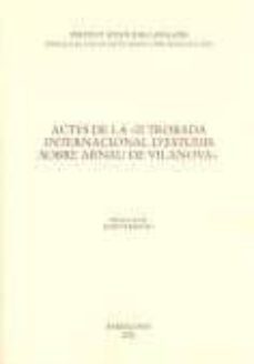 actes de la ii trobada internacional d estudis sobre aranau de vi lanova-josep perarnau-9788472837898