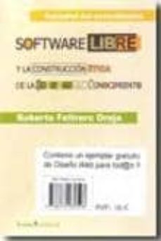software libre y la construccion etica de la sociedad del conocim iento (incluye: diseño web para todos ii)-roberto feltrero oreja-carlos egea garcia-9788474269598