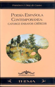 poesia española contemporanea: catorce ensayos criticos-9788474966398