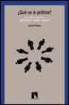 ¿que es la politica?: tres respuestas: aristoteles, weber y schmi tt-9788483191798