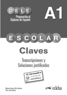 preparación al dele escolar a1. libro de claves y trancripciones-9788490816998