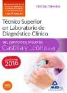 técnico superior en laboratorio de diagnóstico clínico del servicio de salud de castilla y león (sacyl). test-9788490938898