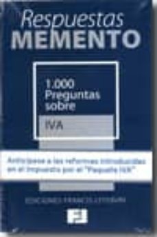 1000 preguntas: iva (respuestas memento)-9788492612598