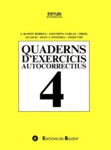 quaderns d exercicis autocorrectius 4-joan ramon et al. borras hernandis-9788496187498