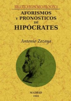 aforismos y pronosticos de hipocrates (facsimil)-9788497615198