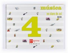 musica en clave de sol musica 4º primaria ed 2008 gallego-9788498540598