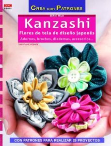 kanzashi: flores de tela de diseño japones-christiane hubner-9788498743098