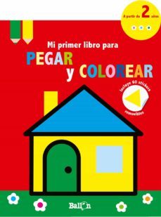 casita - mi primer libro para pegar y colorear-9789403210698