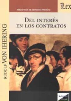 del interes en los contratos-rudolf von ihering-9789563922998