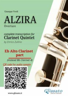 eb alto clarinet part (instead bb 4) of "alzira" for clarinet quintet (ebook)-9791221376098
