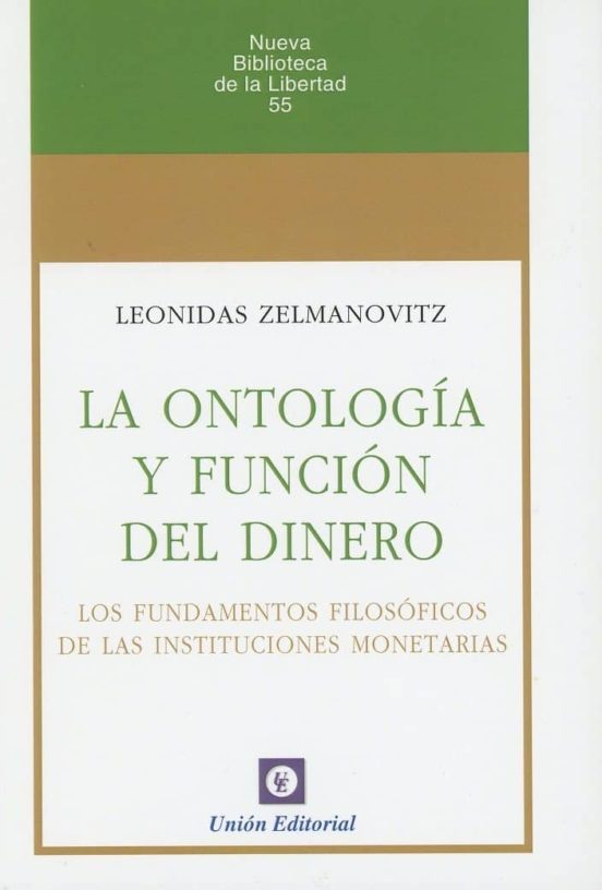 Portada de La Ontología Y La Función Del Dinero