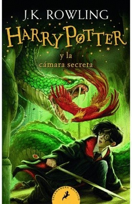 Portada de Harry Potter y la cámara secreta