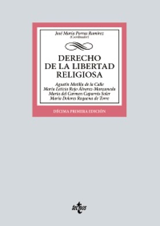 PORRAS RAMÍREZ. Derecho de la libertad religiosa. Tecnos, 2024