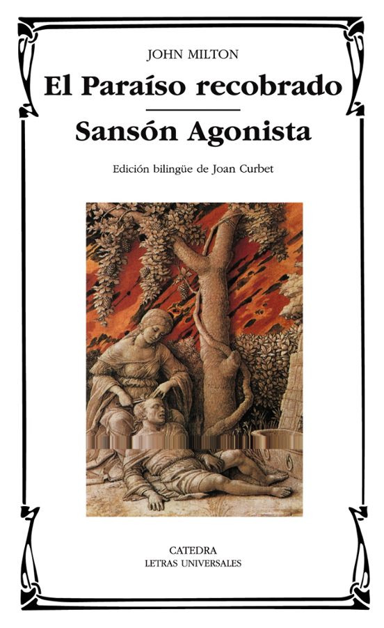 Portada de EL PARAISO RECOBRADO SANSON AGONISTA