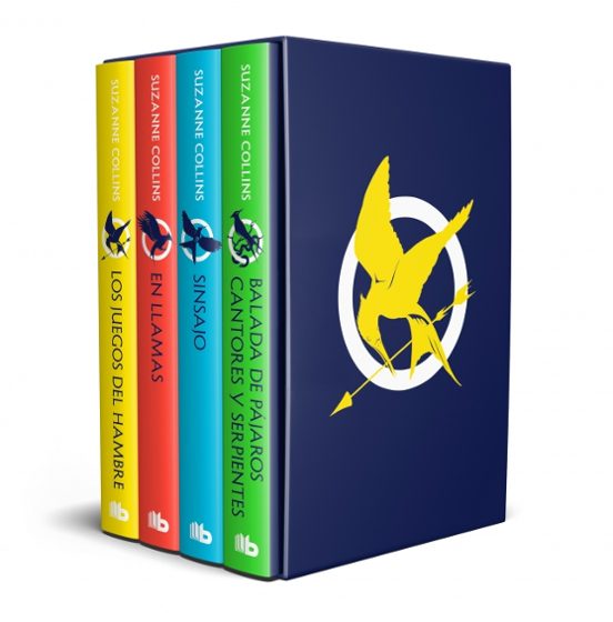 Portada de Estuche Los Juegos Del Hambre: Los Juegos Del Hambre / En Llamas / Sinsajo / Balada De Pájaros Cantores Y Serpientes
