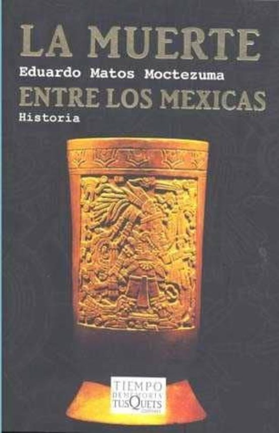 Portada de la muerte entre los mexicas