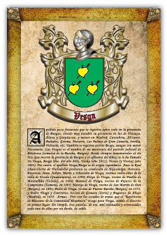 Apellido Vesga / Origen, Historia Y Heráldica De Los Linajes Y Apellidos Españoles E Hispanoamericanos