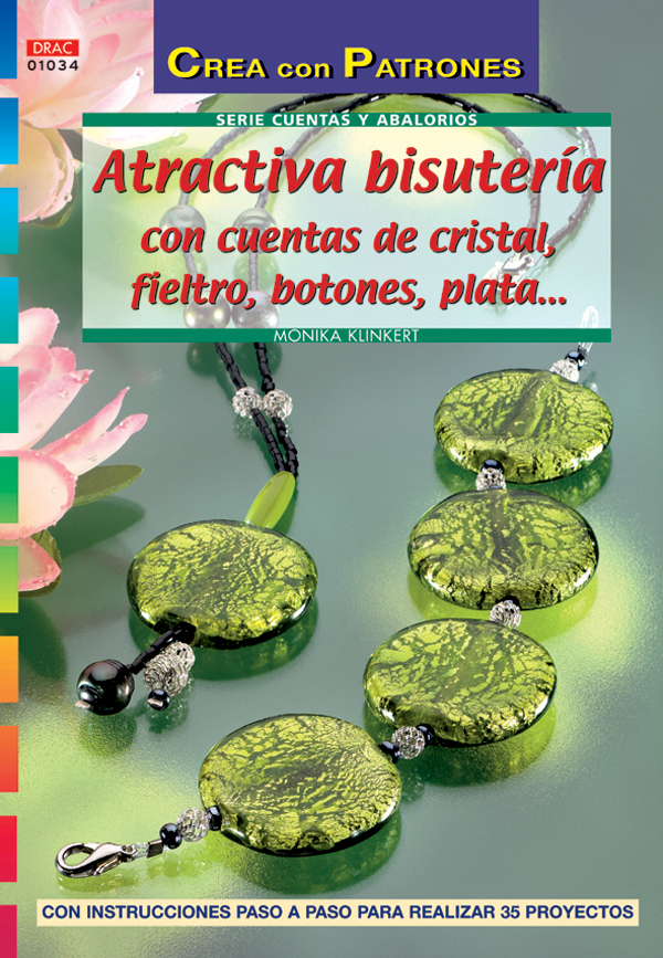 Atractiva Bisuteria: Con Cuentas De Cristal Fieltro Botones Plata por Klink epub