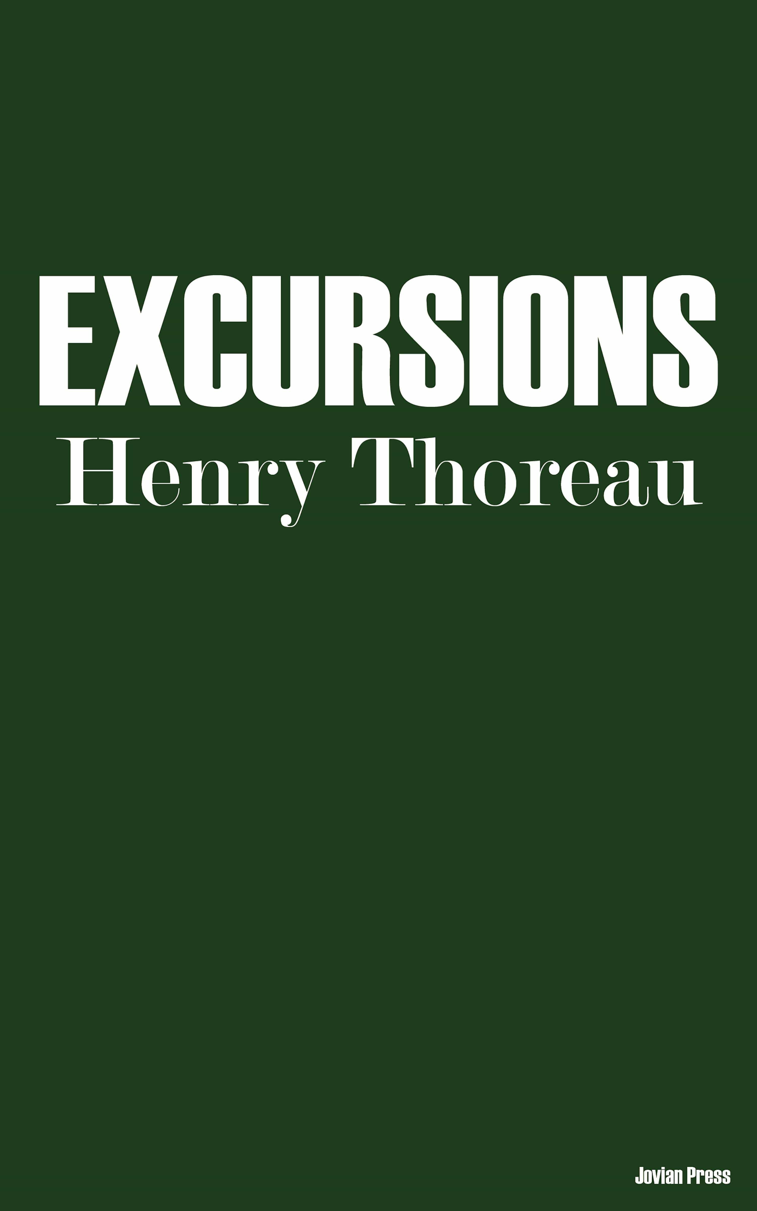 Excursions por Henry David Thoreau