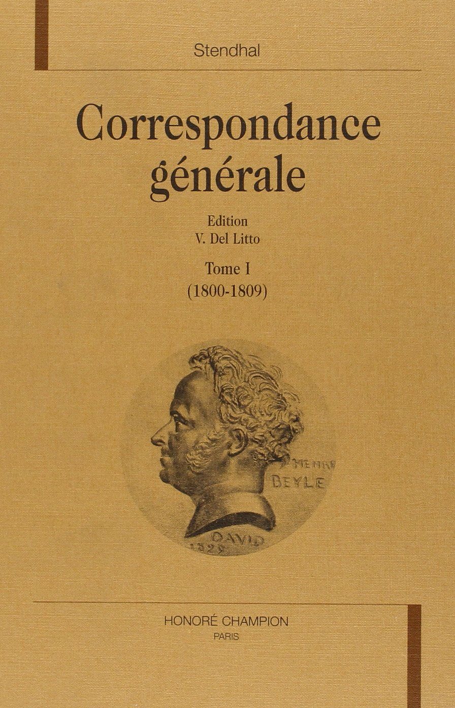 Correspondance Generale (1800-1809) (vol. 19 por Stendhal epub
