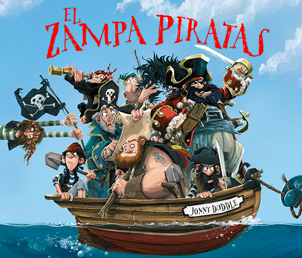El Zampa Piratas por Jonny Duddle