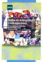 textos de antropología contemporánea (ebook)-francisco cruces villalobos-9788436262308 textos de antropología contemporánea (ebook)-francisco cruces villalobos-9788436262308