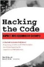 Descargar el libro isbn gratis Hacking the code: asp.net web application security