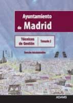 TECNICOS DE GESTION DEL AYUNTAMIENTO DE MADRID: TEMARIO 2