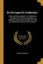 EN UN LUGAR DE LA MANCHA--