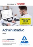 administrativo de la comunidad de madrid. test-9788414220108 administrativo de la comunidad de madrid. test-9788414220108