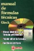 manual de formulas tecnicas gieck (incluye cd-rom)-kurt gieck-reiner gieck-9788426713308 manual de formulas tecnicas gieck (incluye cd-rom)-kurt gieck-reiner gieck-9788426713308