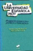 la universidad española hoy: propuestas para una politica univers itaria-benjamin calvo-francisco michavila-9788477385608 la universidad española hoy: propuestas para una politica univers itaria-benjamin calvo-francisco michavila-9788477385608