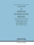 legislacion de derecho internacional privado 21ª edicion-santiago alvarez gonzalez-9788490457108 legislacion de derecho internacional privado 21ª edicion-santiago alvarez gonzalez-9788490457108