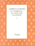libro llamado el porque de girolamo manfredi-pedro m. catedra-9788493765408 libro llamado el porque de girolamo manfredi-pedro m. catedra-9788493765408