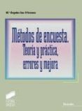 metodos de encuesta: teoria y practica, errores y mejora-maria angeles cea d ancona-9788497562508 metodos de encuesta: teoria y practica, errores y mejora-maria angeles cea d ancona-9788497562508