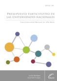 presupuesto participativo en las universidades nacionales (ebook)-9789876991308 presupuesto participativo en las universidades nacionales (ebook)-9789876991308