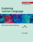 exploring learner language: a workbook for teachers pack (advance d)-elaine tarone-9780194422918 exploring learner language: a workbook for teachers pack (advance d)-elaine tarone-9780194422918