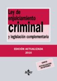 ley de enjuiciamiento criminal y legislacion complementaria (17ª ed.)-9788430970018 ley de enjuiciamiento criminal y legislacion complementaria (17ª ed.)-9788430970018