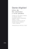 libro de las canciones y otros poemas-dante alighieri-9788446039518 libro de las canciones y otros poemas-dante alighieri-9788446039518