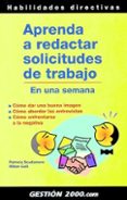 aprenda a redactar solicitudes de trabajo-paatricia scudamore-9788480886918 aprenda a redactar solicitudes de trabajo-paatricia scudamore-9788480886918